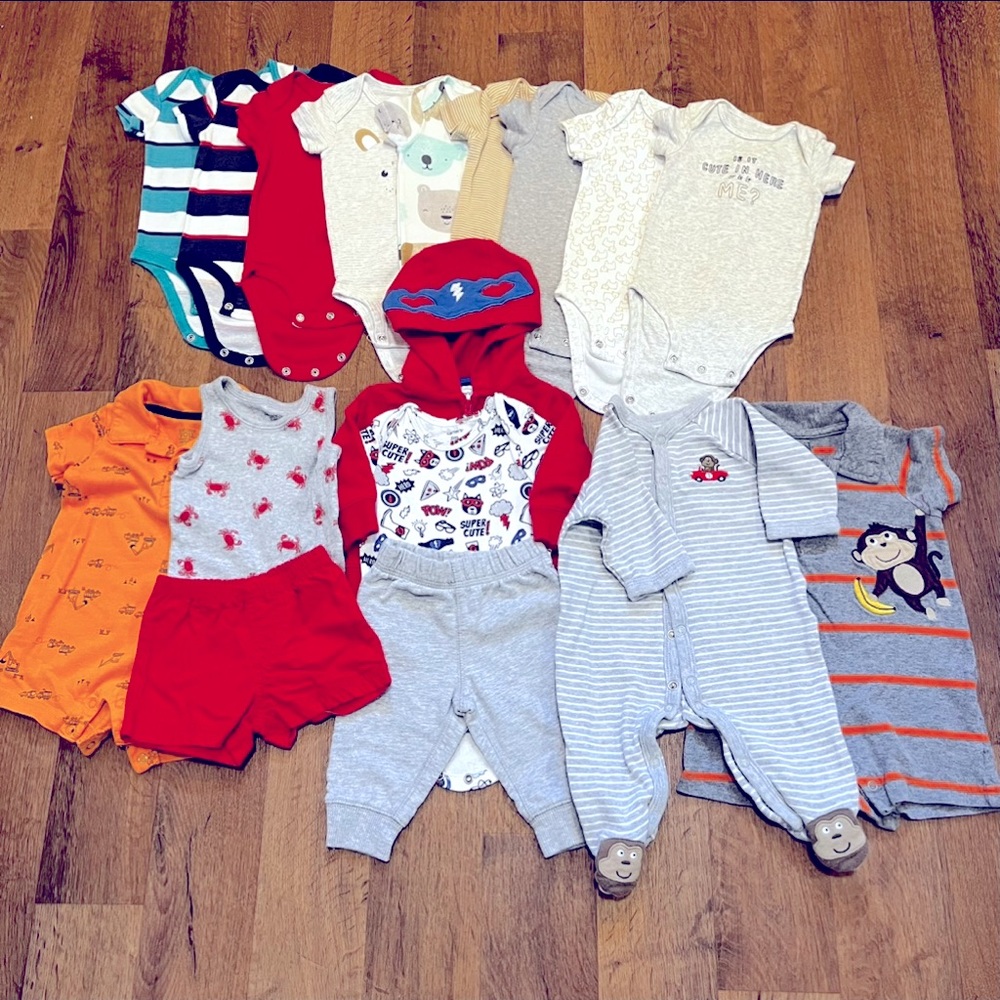 3M baby clothes. 17 pieces
